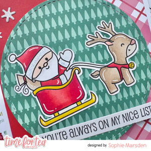 Santa's Nice List A6 Stamps