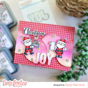 Santa's Nice List A6 Stamps