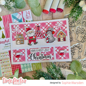 Santa's Nice List A6 Stamps