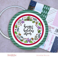 Load image into Gallery viewer, Winter Wishes Wreath Stamp Set