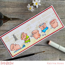 Load image into Gallery viewer, Workout Pigs Clear Stamp Set