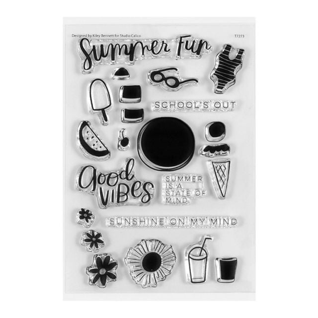 SC 4x6 Summer Stamp Set by KIK