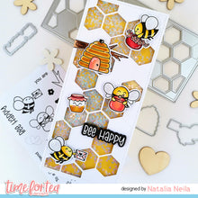 Load image into Gallery viewer, Bee Happy Clear Stamp Set