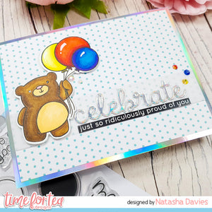 Birthday Bear Clear Stamp Set