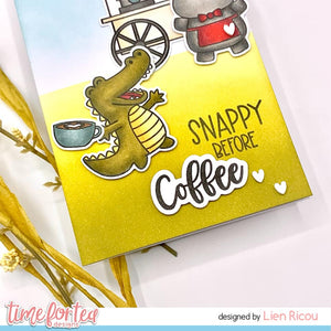 Snappy Before Coffee Clear Stamp Set