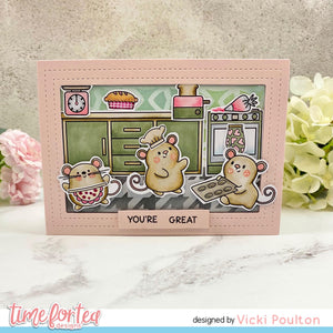 Baked With Love Kitchen Add On Stamp and Die Collection