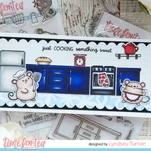 Load image into Gallery viewer, Baked With Love Kitchen Add On Clear Stamp Set No