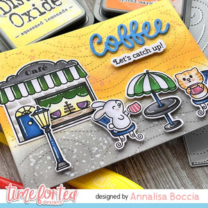 Café Critters Clear Stamp Set