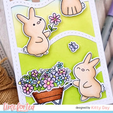 Load image into Gallery viewer, Blooming Bunnies Clear Stamp Set