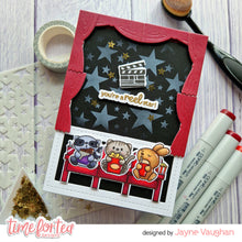 Load image into Gallery viewer, Movie Night Clear Stamp Set