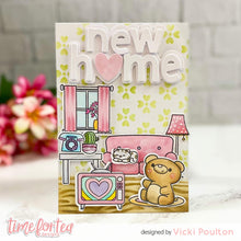Load image into Gallery viewer, Home Is Where The Heart Is Clear Stamp Set