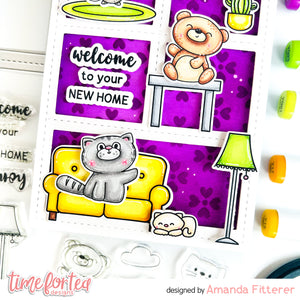 Home Is Where The Heart Is Clear Stamp Set