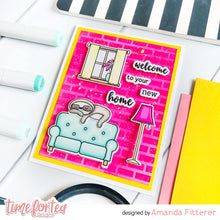 Load image into Gallery viewer, Home Is Where The Heart Is Clear Stamp Set