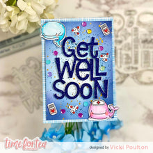 Load image into Gallery viewer, Get Well Soon Large Sentiment Die