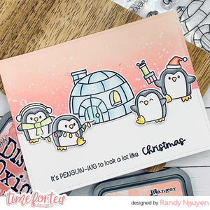 It's Penguin-ing to Look A Lot Like Christmas Clear Stamp Set