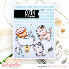Load image into Gallery viewer, Queen For the Day Clear Stamp Set
