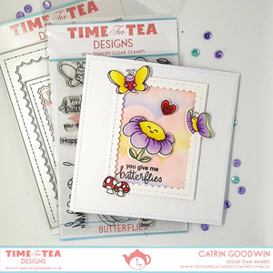 Butterflies Clear Stamp Set