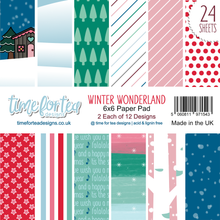 Load image into Gallery viewer, Winter Wonderland Paper Pad 6x6&quot;