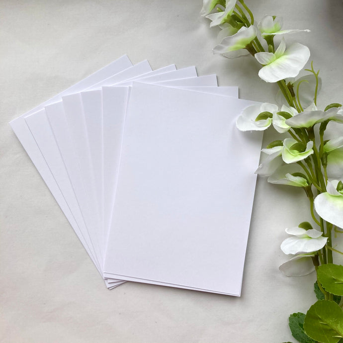 A6 Bright White Super Smooth Cardstock 250gsm - Pack of 20
