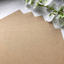 Load image into Gallery viewer, A4 Natural Kraft Cardstock 250gsm - Pack of 10