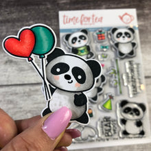 Load image into Gallery viewer, Pandamonium Party Clear Stamp Set