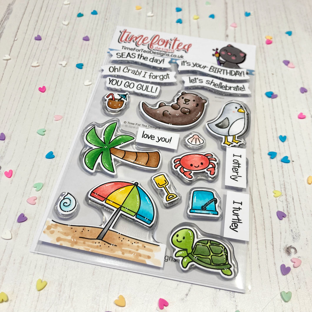 Beach Buds Clear Stamp Set