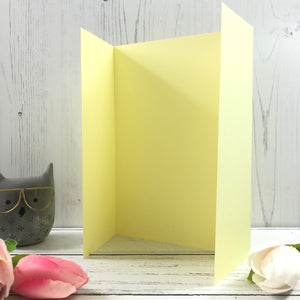 A5 Gatefold Card Blanks Mixed Pastel Colours - Pack of 5
