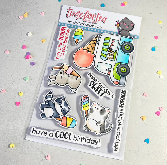 Cool Critters Clear Stamp Set