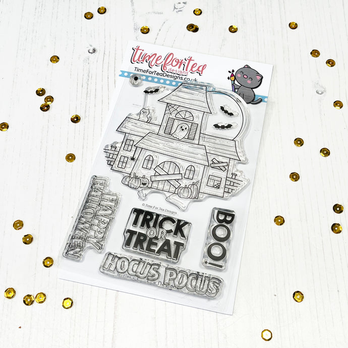 Haunted House Clear Stamp Set