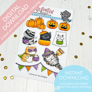 Trick or Treaters Digital Stamp Collection