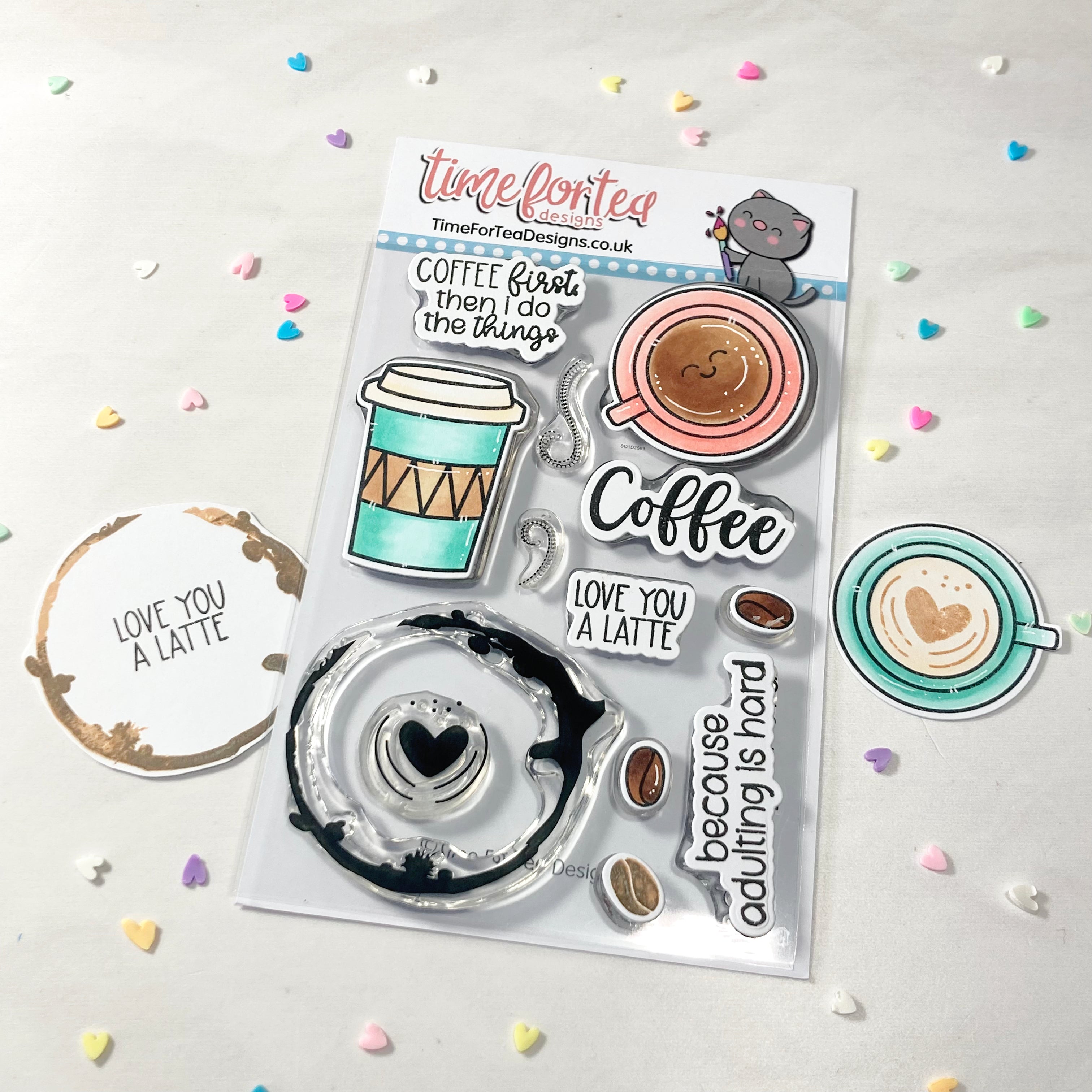 Coffee Lover Clear Stamp Set