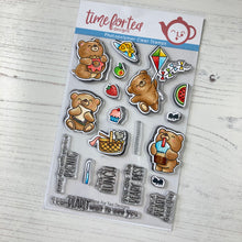 Load image into Gallery viewer, Bears Picnic Clear Stamp Set