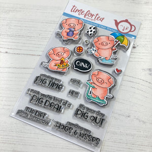 Hogs & Kisses Clear Stamp Set