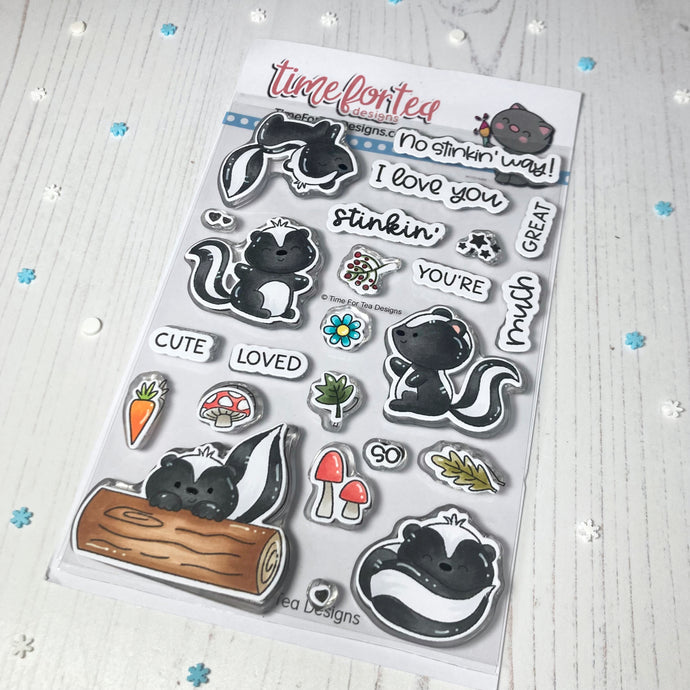 Stinkin' Cute Clear Stamp Set