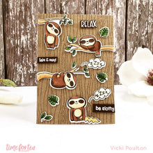 Load image into Gallery viewer, Be Slothy Clear Stamp Set