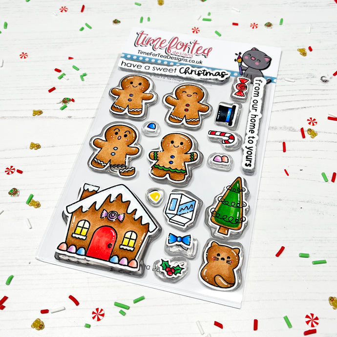 Gingerbread Family - Our House to Yours Clear Stamp Set