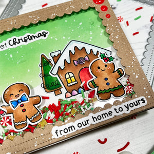 Gingerbread Family - Our House to Yours Clear Stamp Set