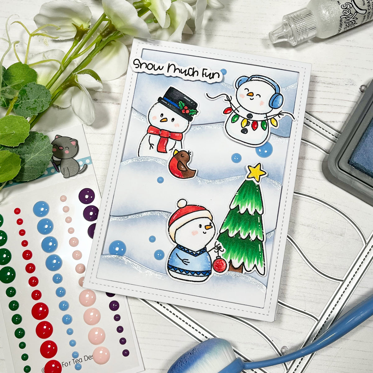 Snow Much Fun Clear Stamp Set – Time For Tea Designs