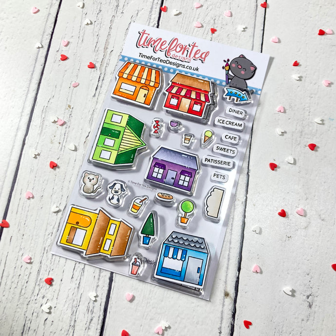 Sweet Village Clear Stamp Set