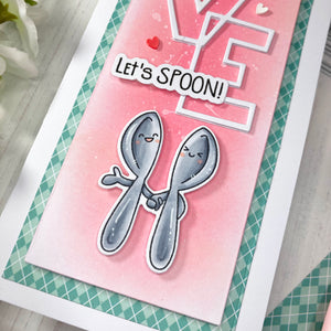 Let's Spoon Clear Stamp Set