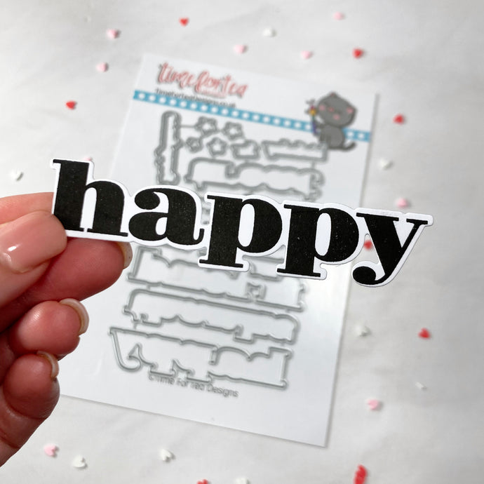 Bold sentiments Stamp and Die Collection