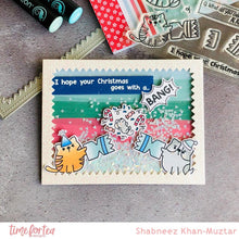 Load image into Gallery viewer, Catmas Crackers Clear Stamp Set