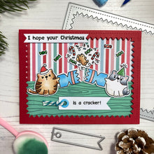 Load image into Gallery viewer, Catmas Crackers Clear Stamp Set