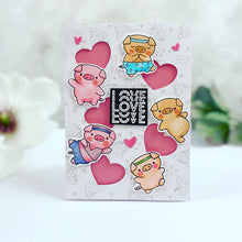 Load image into Gallery viewer, Workout Pigs Clear Stamp Set