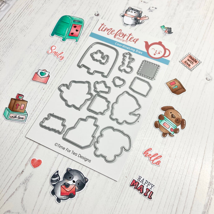 Happy Mail Critters Coordinating Die set