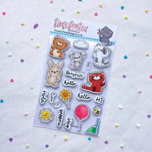 Hey There Critters Stamp and Die Collection