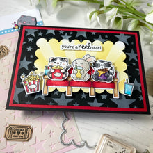 Load image into Gallery viewer, Movie Night Clear Stamp Set