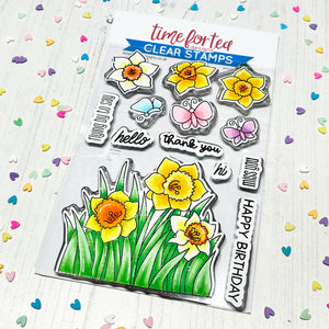 Darling Daffodils Clear Stamp Set
