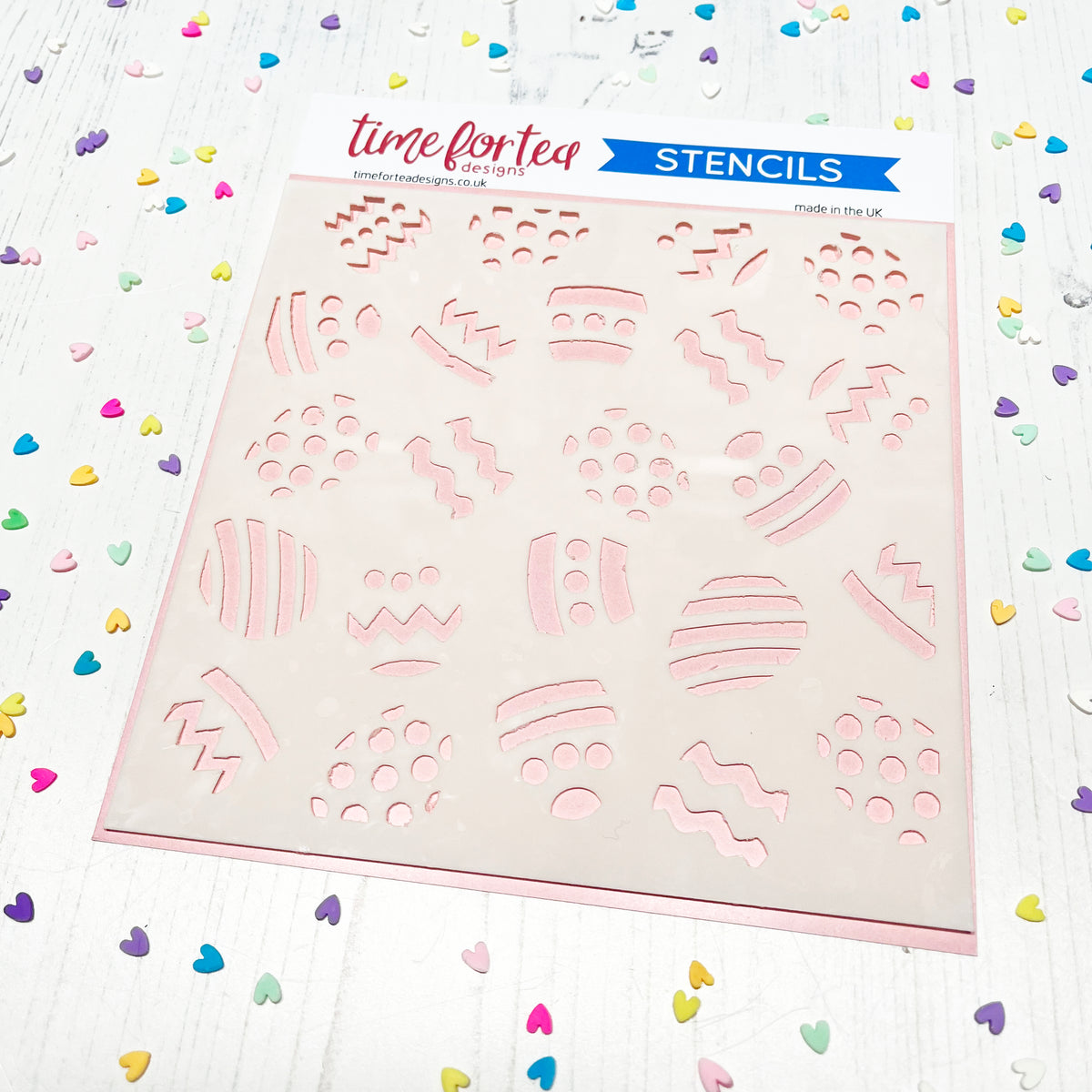 Eggstra Special Layering Stencil – Time For Tea Designs
