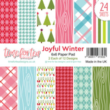 Load image into Gallery viewer, Joyful Winter 6x6&#39; Paper Pad
